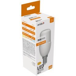 Avide Led Bright Stick Bulb T37 7W E14 Λευκό 4000K