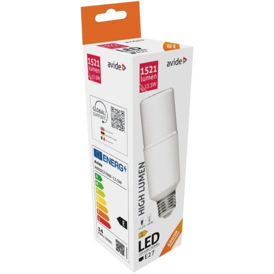 Avide Led Bright Stick Bulb T45 13.5W E27 Λευκό 4000K Avide Led Bright Stick Bulb T45 13.5W E27 Λευκό 4000K