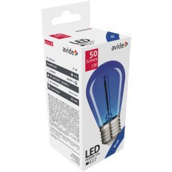 Avide διακοσμητική λάμπα led filament 0.6w e27 μπλέ Avide διακοσμητική λάμπα led filament 0.6w e27 μπλέ