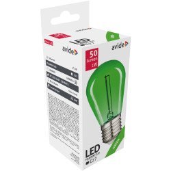 Avide διακοσμητική λάμπα led filament 0.6w e27 πράσινο Avide διακοσμητική λάμπα led filament 0.6w e27 πράσινο