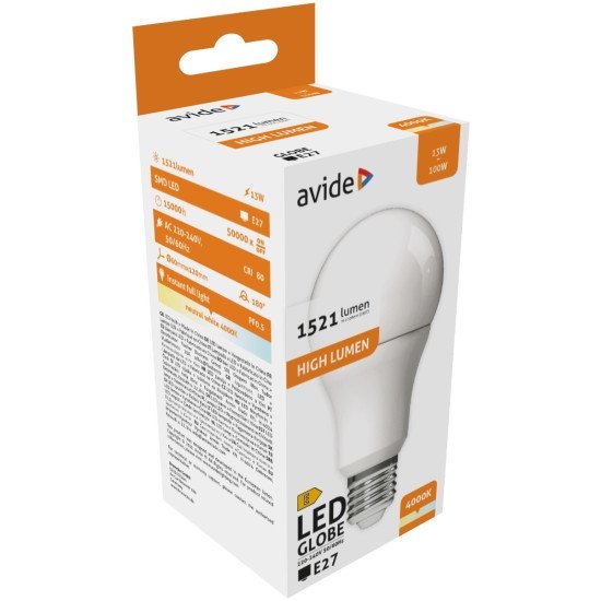 Avide led globe a60 13w e27 nw 4000k Avide led globe a60 13w e27 nw 4000k
