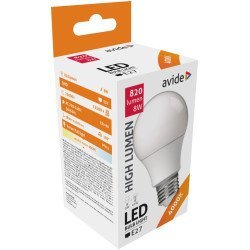 Avide led a60 8w e27 λευκό 4000k
