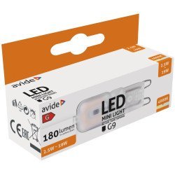 Avide Led 2.5W G9 160° Nw 4000K Flat