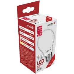 Avide led filament γαλακτερό κοινή 9w e27 360° θερμό 2700k