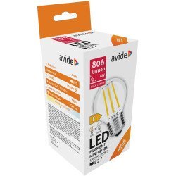 Avide led filament mini globe 6w e27 360° nw 4000k high lumen