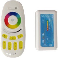 Avide led ταινία 12v 288w rgb+w 4 ζωνών rf τηλεχειριστήριο αφής και ελεγκτής Avide led ταινία 12v 288w rgb+w 4 ζωνών rf τηλεχειριστήριο αφής και ελεγκτής