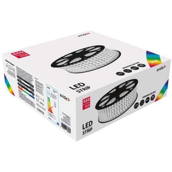 Avide led ταινία 220v 14.4w rgb ip67 50m Avide led ταινία 220v 14.4w rgb ip67 50m