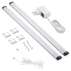 Avide led ταινία cabinet light 5w smd2835 4000k ip44 2x50cm  + αισθητήρας κίνησης