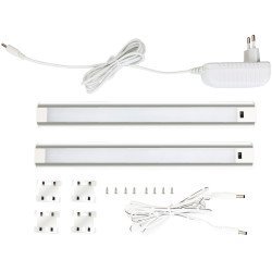 Avide led ταινία cabinet light 9w smd2835 4000k ip44 2x60cm  + αισθητήρας κίνησης