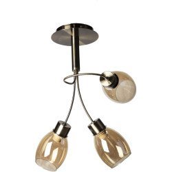 Avide κρεμαστό φωτιστικό οροφής aspira κεχριμπάρι 3xe14