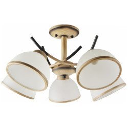 Avide κρεμαστό φωτιστικό οροφής brassik 5xe27