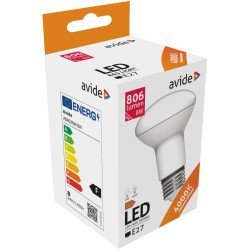 Avide led r63 8w e27 λευκό 4000k