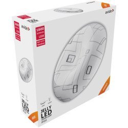 Avide led μοντέρνα πλαφονιέρα οροφής jelly (medusa) 18w 330*100mm λευκό 4000k