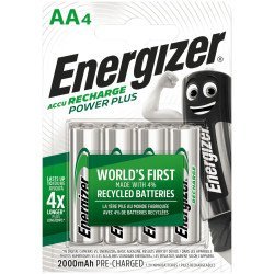 Energizer Επαναφορτιζόμενη Aa 2000Mah (4Τμχ)