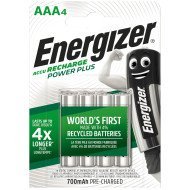Energizer Επαναφορτιζόμενη Aaa 700Mah (4Τμχ)