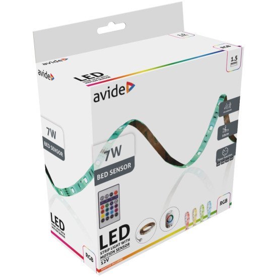 Avide Led Strip Bed Sensor Light 12V 1.5M Rgb Avide Led Strip Bed Sensor Light 12V 1.5M Rgb
