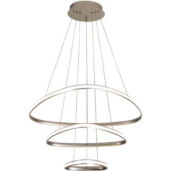 Avide led κρεμαστό φωτιστικό οροφής ilaria 60w θερμό 3000k