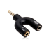 Adaptor 3.5mm 4 poles to 2x3.5mm audio jack
