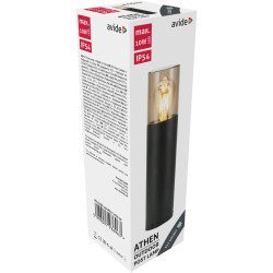 Avide εξωτερικό φωτιστικό κήπου athen 1xe27 300mm ip54