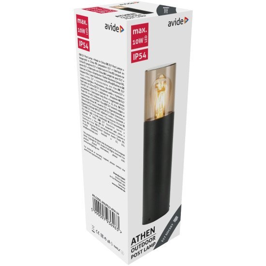 Avide εξωτερικό φωτιστικό κήπου athen 1xe27 300mm ip54 Avide εξωτερικό φωτιστικό κήπου athen 1xe27 300mm ip54