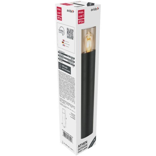 Avide εξωτερικό φωτιστικό κήπου athen 1xe27 500mm ip54