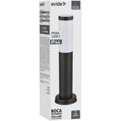 Avide Εξωτερικό Φωτιστικό Κήπου Boca 1Xe27 450Mm Ip44 Μαύρο