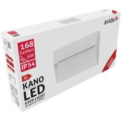 Avide εξωτερικό φώς σκάλας kano led 6w θερμό 3000k ip54 18cm