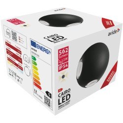 Avide εξωτερικό φωτιστικό τοίχου cairo 4 way led 12w θερμό 3000k ip54 Avide εξωτερικό φωτιστικό τοίχου cairo 4 way led 12w θερμό 3000k ip54