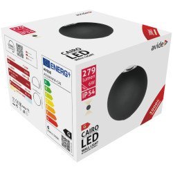 Avide εξωτερικό φωτιστικό τοίχου cairo 2 way led 6w θερμό 3000k ip54 Avide εξωτερικό φωτιστικό τοίχου cairo 2 way led 6w θερμό 3000k ip54