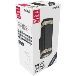 Avide εξωτερικό φωτιστικό τοίχου burgos 2xgu10 ip54 Avide εξωτερικό φωτιστικό τοίχου burgos 2xgu10 ip54