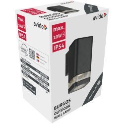 Avide εξωτερικό φωτιστικό τοίχου burgos 1xgu10 ip54 Avide εξωτερικό φωτιστικό τοίχου burgos 1xgu10 ip54