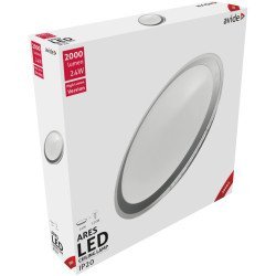 Avide led μοντέρνα πλαφονιέρα οροφής ares 24w 430*90mm θερμό 3000k