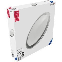 Avide led μοντέρνα πλαφονιέρα οροφής ares 24w 430*90mm ψυχρό 6400k