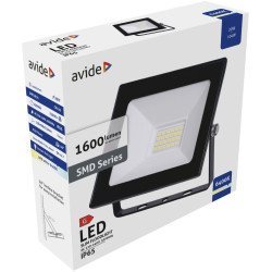 Avide Value Led Προβολέας Slim Smd  20W Ψυχρό 6400K