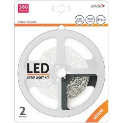 Avide led ταινία blister 12v 4.8w smd2835 60led 4000k ip20 2.0μ Avide led ταινία blister 12v 4.8w smd2835 60led 4000k ip20 2.0μ