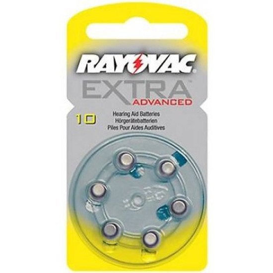 Rayovac extra advanced βαρηκοΐας 10 (6τμχ)