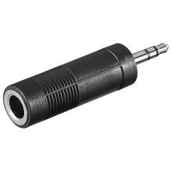 Adaptor stereo 3.5mm σε stereo 6.35mm θηλ.