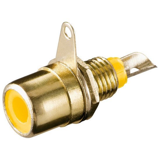 Σασι Για Φισ Rca Κιτρινο Gold