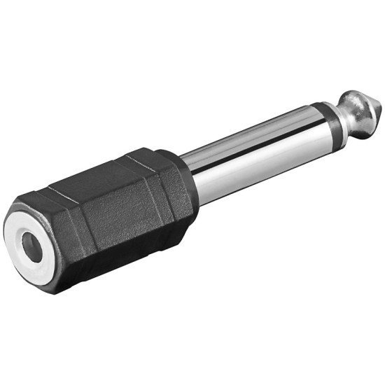 Adaptor mono 6.35mm / mono 3.5mm θηλ
