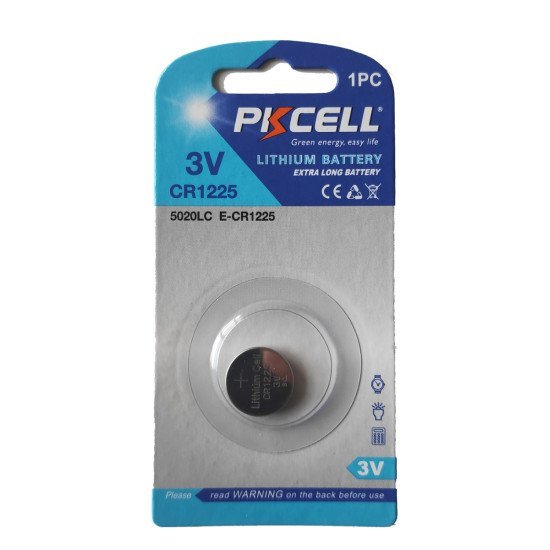 Pkcell Κουμπί Λιθίου Cr1225-1B (1Τμχ)