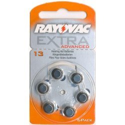 Rayovac extra advanced βαρηκοΐας 13 (6τμχ)