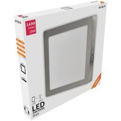 Avide led πλαφονιέρα τετράγωνο αλουμίνιο σατέν νικέλιο 18w 4000k Avide led πλαφονιέρα τετράγωνο αλουμίνιο σατέν νικέλιο 18w 4000k