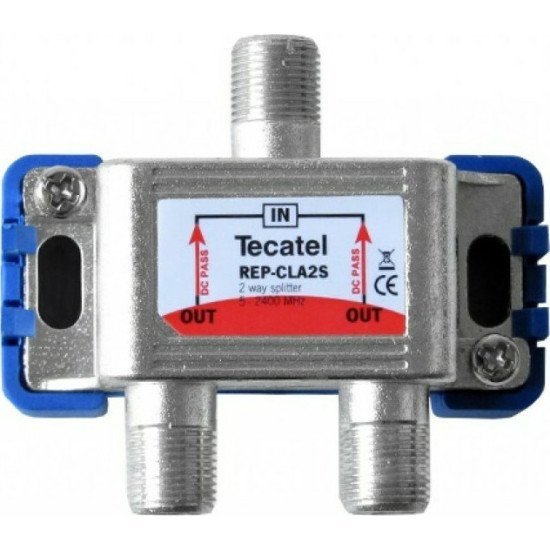 Tecatel Διακλαδωτής 1/2 Εξωτ. 2400Mhz
