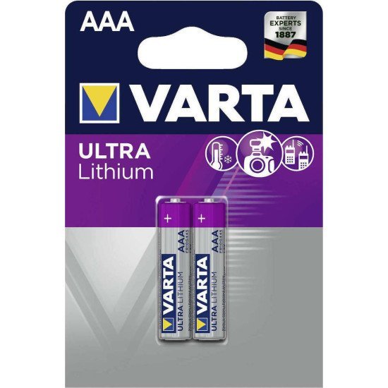 Varta ultra λιθίου 6103 aaa (2τμχ)