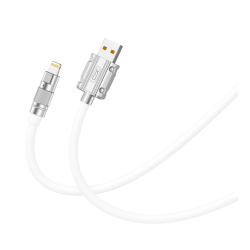 Xo nb227 od6.0 6a silicone lightning 1.2m white Xo nb227 od6.0 6a silicone lightning 1.2m white