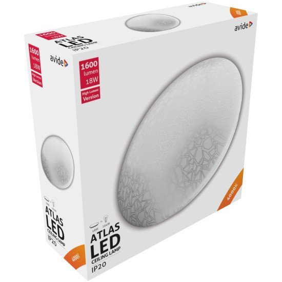 Avide led μοντέρνα πλαφονιέρα οροφής atlas (mosaic) 18w 330*100mm λευκό 4000k Avide led μοντέρνα πλαφονιέρα οροφής atlas (mosaic) 18w 330*100mm λευκό 4000k