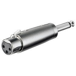 Adaptor xlr θηλ / 6.35 mono αρσ