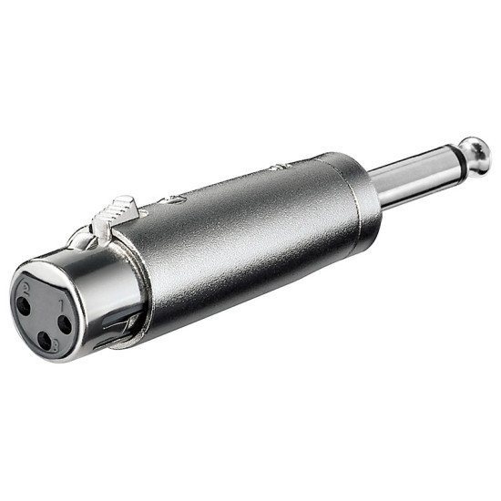 Adaptor xlr θηλ / 6.35 mono αρσ Adaptor xlr θηλ / 6.35 mono αρσ