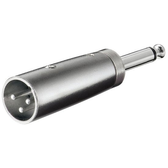 Adaptor xlr αρσ / 6.35 mono αρσ