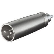 Adaptor xlr αρσ / rca αρσ